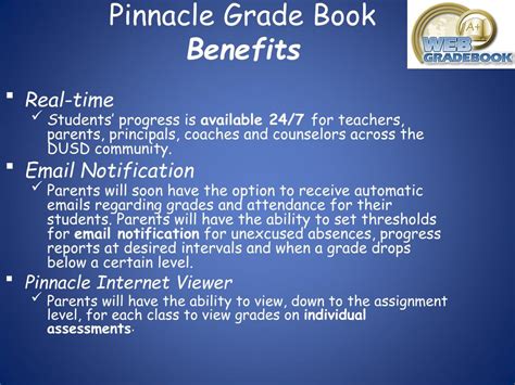 pinnaclegradebook|Information and Technology / Stay Connected With Your Child.